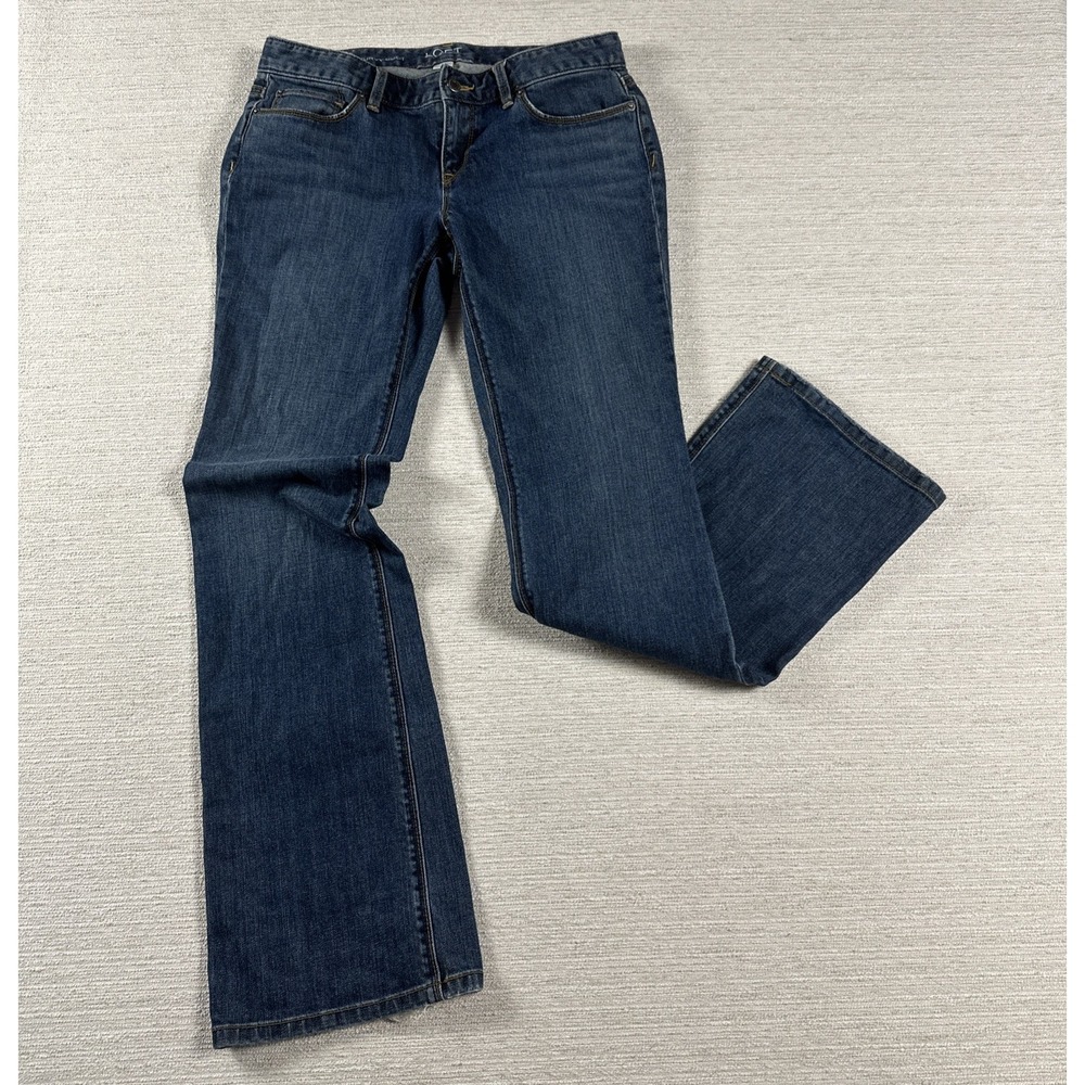 Women's Bootcut Jeans Y2K Curvy Fit Medium Wash Ann Taylor LOFT Size 6 Capsule